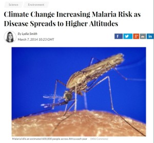 Climate Change Increasing Malaria Risk as Disease Spreads to Higher Altitudes.clipular