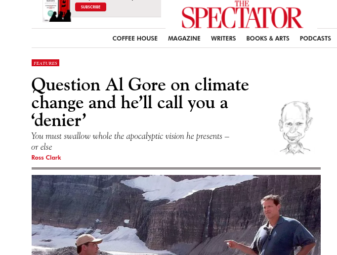‘You are a denier’ Gore abruptly ends UK reporter’s Q&A after question on sea level