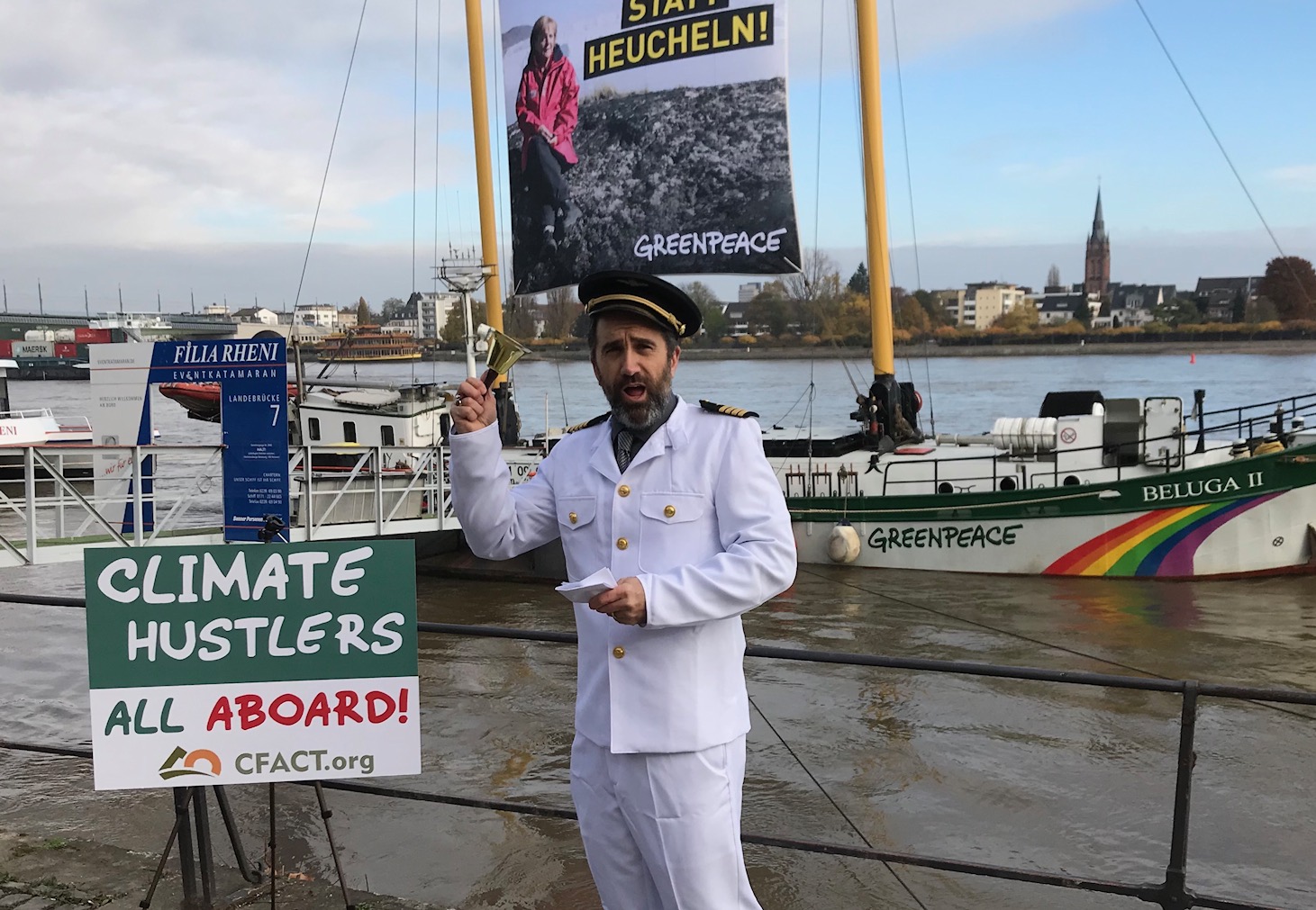 Climate Depot pranks Greenpeace at UN Summit — so they call the police