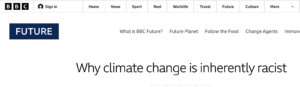 BBC explains ‘why climate change is inherently racist’ – Claims they are ‘strongly intertwined’
