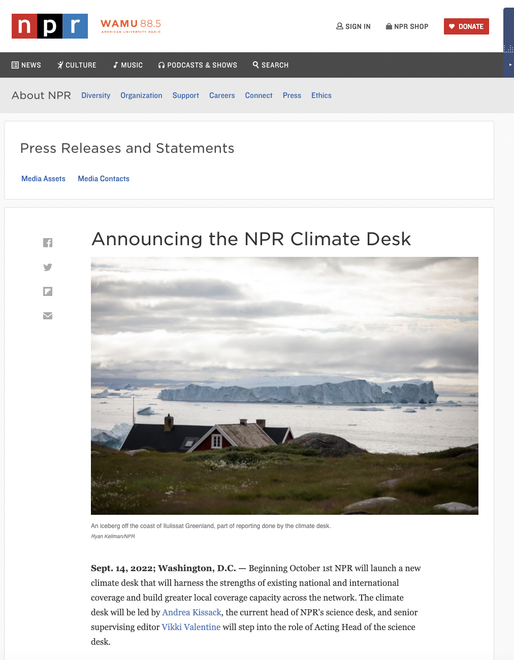 Checkbook Journalism: Bought & Paid for Climate ‘News’: NPR Announces Facebook’s Zuckerberg & Rockefeller Foundation Will Be funding NPR’s ‘Climate Desk’
