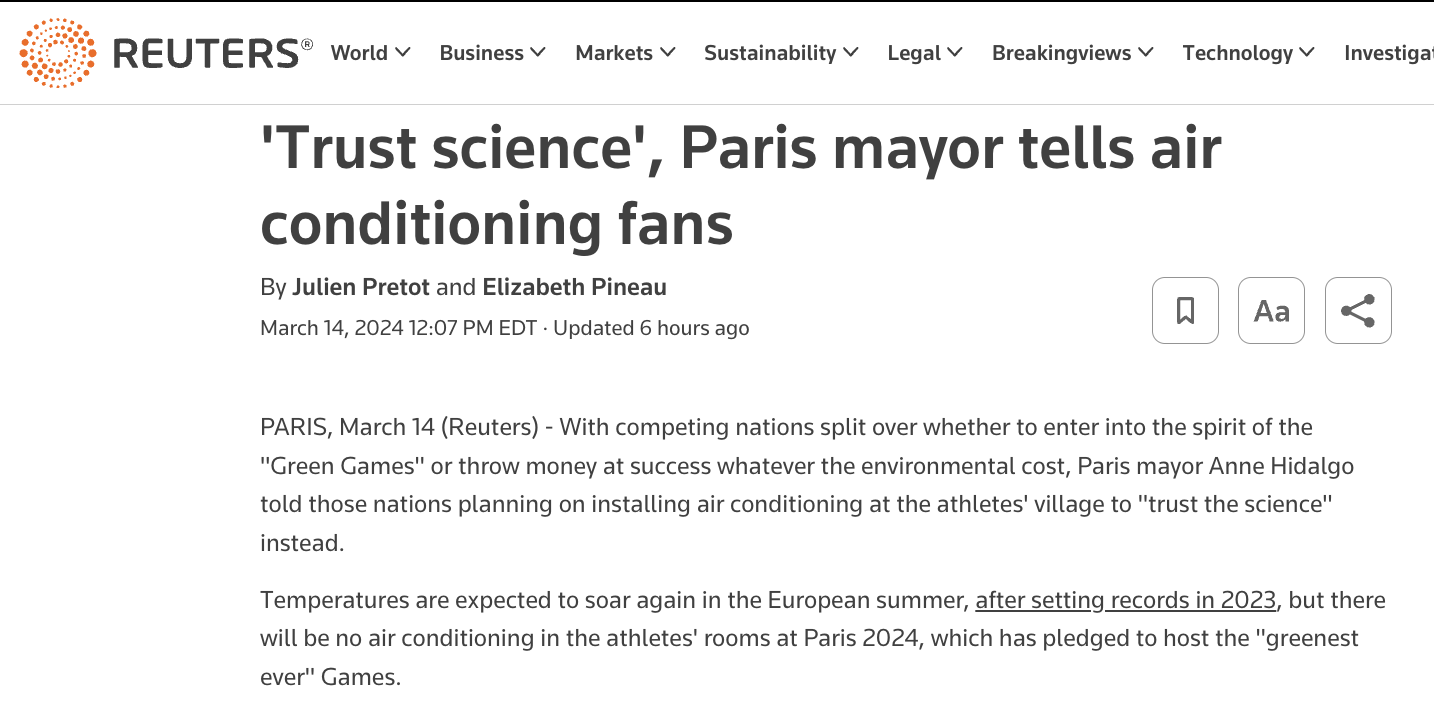 ‘Trust science’, Paris mayor boasts as city declares ‘there will be no