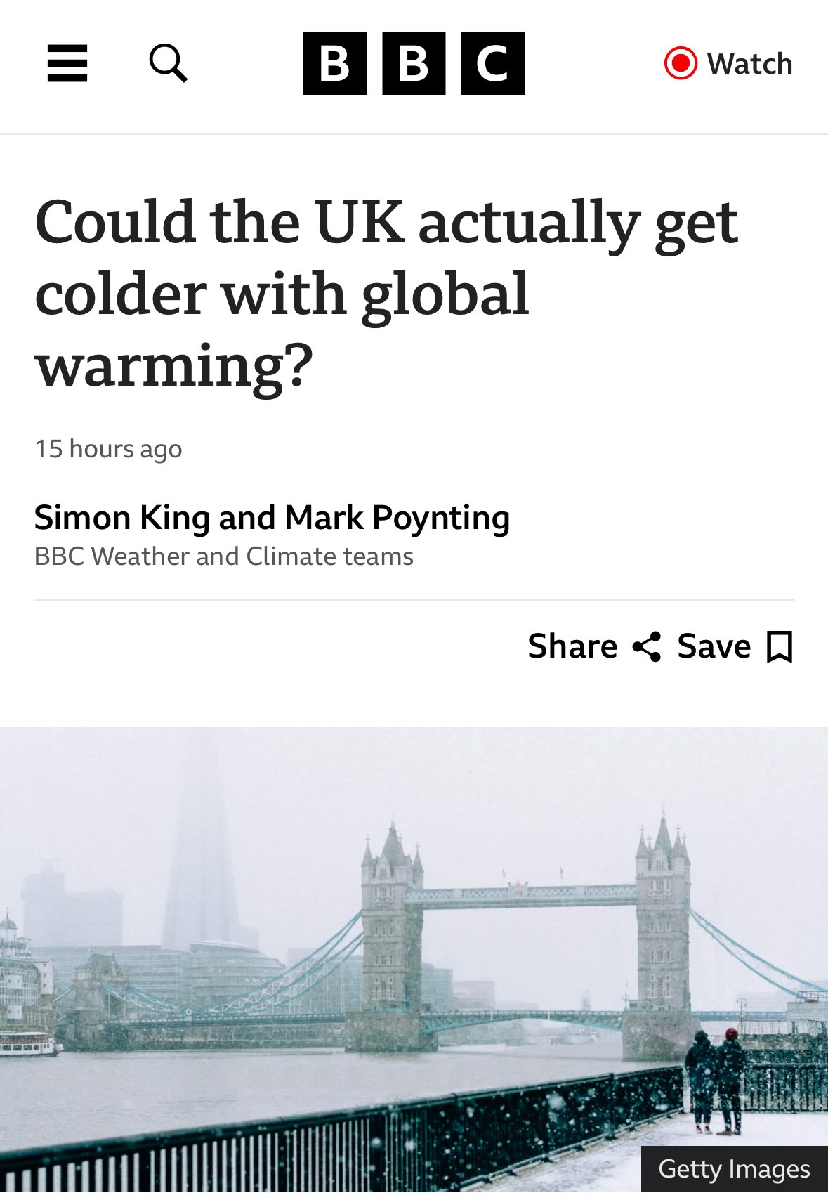 Getting Colder Stop ‘global warming’ to prevent cold! BBC: ‘Could the UK actually get ...